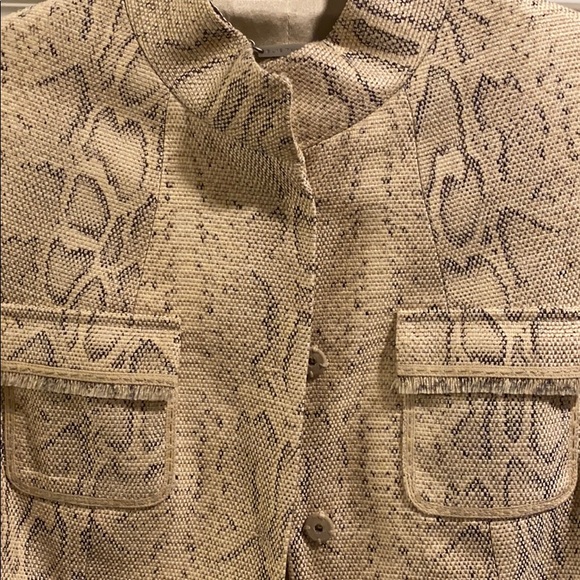 Elie Tahari Lydia Jacket lizard print NWT - Picture 2 of 7